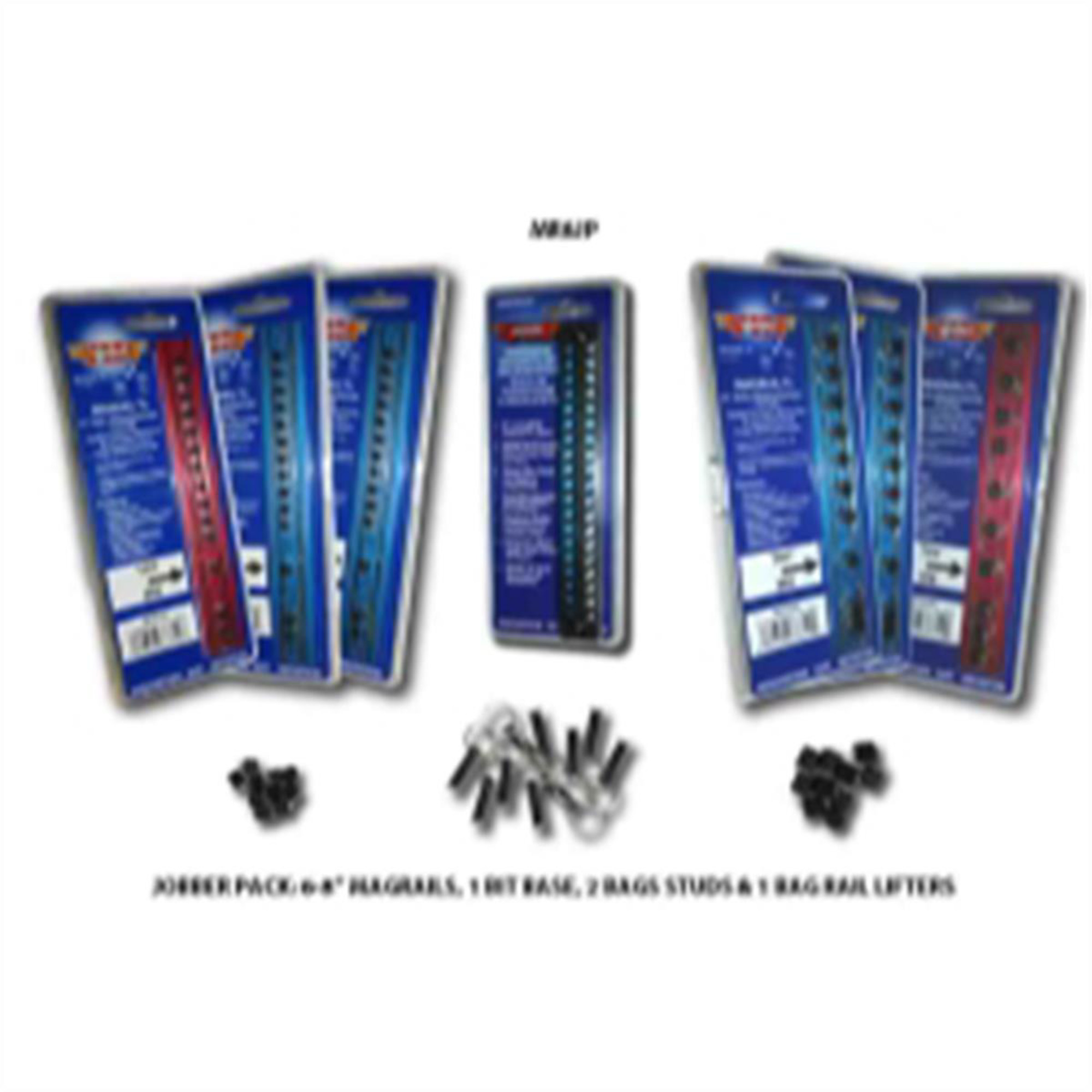 VIM Tools 10-Piece Magrail Jobber Pack Set — 8in. Rails, Model# VIMMR8JP